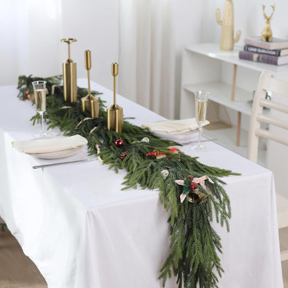 ✨$9.99 On Sale Today Only🔥Real Touch Deluxe Norfolk Pine Garland🌿