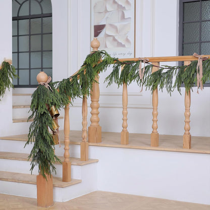 ✨$9.99 On Sale Today Only🔥Real Touch Deluxe Norfolk Pine Garland🌿