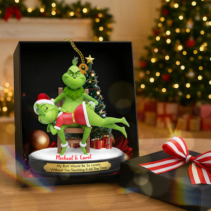 🔥$9.99 On Sale Today Only🎁Grinch Couple Christmas Ornament Set